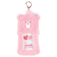 Care Bears 絨布相框鎖圈 粉色, 1個