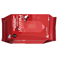 bonbon.pet 蹦蹦跳 防蚊防蚤濕紙巾, 超大尺寸舒適觸感環保材質, 清潔潤澤保濕除臭, 40張, 1包