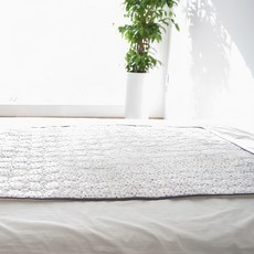 ahtty blanc 兒童質感印花保潔墊, 草葉款, S(75 x 110cm), 1入