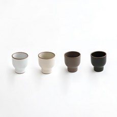 ERATO Sie 陶瓷燒酒杯 4入禮盒組, 燒酒杯, 1組
