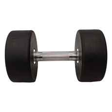 AD-ROCKET 頂級天然橡膠鋼製啞鈴, 10公斤-20公斤可選, 人體工學握把, 20kg, 1個