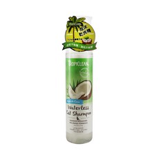 TROPICLEAN 泡沫乾洗精 貓用抗屑專用 70%有機椰子油, 220ml, 1瓶