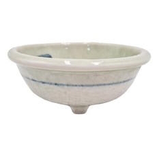 SAWATOUKI 佐和陶瓷 日本製 苗釉 12.5缽, 藍紋, 1個