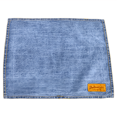 DULTON 100%印度棉 餐桌墊 餐墊 G619-827WDM, 淺藍牛仔, 45 x 30cm, 1個