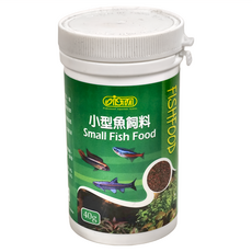 ISTA 伊士達 小型魚飼料, 不噴油不渾水, 促進消化, 營養豐富 40g, 1罐