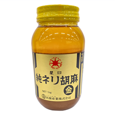 九鬼 星印純胡麻醬 濃醇金 1kg, 1罐