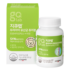 Gq Lab 幼兒益生菌咀嚼錠 SYNBIOTICS 1 g x 60 錠, 60顆, 1罐