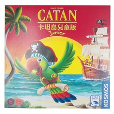 KOSMOS 桌遊 卡坦島兒童版 Catan Junior, 適合年齡：6歲以上, 2-4人, 1盒