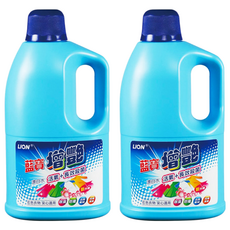 藍寶 增豔漂白水 快速漂白 去除頑垢、污漬、黃斑, 2L, 2瓶