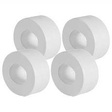 小麥購物 水槽防水貼 牆角膠 Y266 白色, 4個