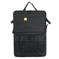 MARMI 2合1托盤式後座掛袋, 1個, 黑