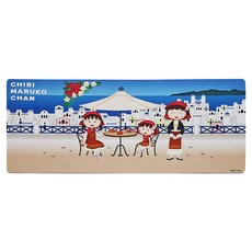 櫻桃小丸子 滑鼠墊 5x35x0.2cm 布面萬用, 希臘, 1個