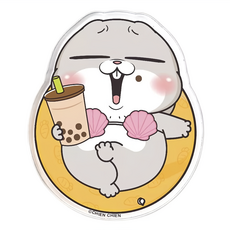 好想兔 創意可愛卡通冰箱磁鐵 享受一下 留言記事裝飾