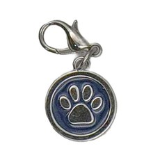 CrazyPAWS 瘋狂爪子 水晶吊飾, 鋅合金, 藍, 1個