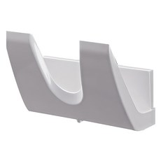 壁掛式無痕鍋蓋砧板置物架,1個,白色