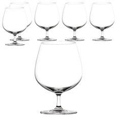Lucaris 上海系列 甘邑白蘭地酒杯 650ml 6個, 透明