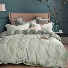 貝淇小舖 60支100%天絲全鋪棉雙人床包兩用被 四件組