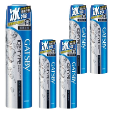 GATSBy 冰漩爽身噴霧 極凍冰橙, 216ml, 5瓶