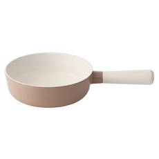 MODORI 棉花糖系列 圓底炒鍋 摩卡棕, 18cm, 1個