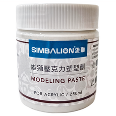 SIMBALION 雄獅 壓克力顏料輔助劑, 250ml, 1色