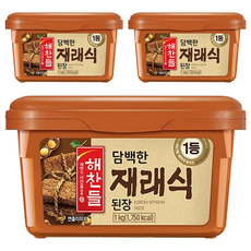 CJ Haechandle 韓式傳統大醬, 1kg, 3盒