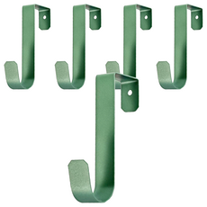 門後掛勾 一般款 長11cm 寬4cm, 復古綠色, 1組