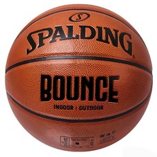 SPALDING 斯伯丁 Bounce PU 籃球 棕色 7號 室內外 SPB91001, 1個