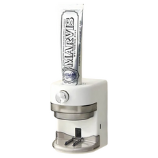 西格傢飾 可調節全自動感應擠牙膏機 PP矽膠材質 10.5x8x11.1cm 300g Type-C接口 歐美白, 北歐白, 1個