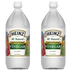 亨氏白醋，100%純天然釀造，口味溫和清澈透明，西式料理首選, 946ml, 2瓶