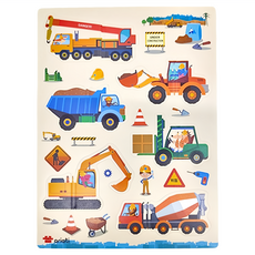 ariati 磁性配對拼圖 汽車套裝, 3歲以上兒童適用, 1組, 12片