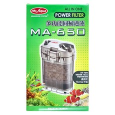Mr.Aqua 水族先生 多功能圓桶過濾 2.5L, 14W, 1個