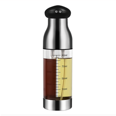 PUSH! 餐具廚房用品 按壓式雙頭噴油瓶, 1個, 180ml