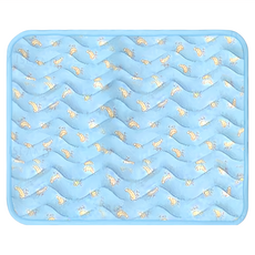 寵物涼墊 冰絲填充棉, 香蕉 藍色, 1個