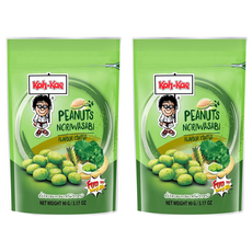 Koh-Kae 大哥 山葵味花生豆，泰國超人氣熱銷零嘴，嚴選新鮮飽滿花生，香脆酥口, 90g, 2包