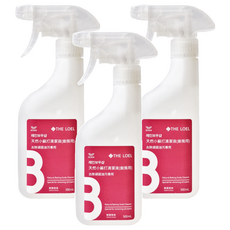 THE LOEL 天然小蘇打清潔液（廚房用）, 美國EWG最高產品安全評級 "第1-2級安全", 含食品添加劑小蘇打，有效去除油漬和污漬, 500ml, 3瓶
