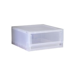 KEYWAY 聯府 A5抽屜式整理箱 4L, 透明色, 1個