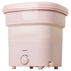 JwaY 多功能清洗機 JY-WS212-P 莫蘭迪粉色 附2米排水管 10分鐘清洗3分鐘脫水, 1個