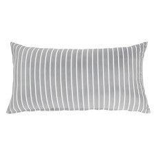 Beau Monde 超細法蘭絨 長抱枕套 含枕芯, 灰色