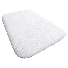 小麥購物 加厚茸絨超強吸水防滑地墊 L1413, 白色