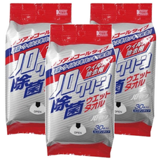 KOYO KASEI 無酒精除菌濕紙巾 富士山腳下過濾純水 溫和清潔 軟超厚型 日本製造, 1入, 3包