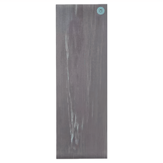 Miracle 墨瑞革 乾溼止滑專業型入定式天然橡膠瑜珈墊 光夢的飛船 贈專屬收納背包 灰色, 180 x 61cm x 5mm, 1個