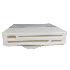 KM 免打孔刀架 廚房牆上刀座刀具收納架 HIPS材質 可拆洗設計 20.3*21*3.8CM, 壁掛式 白色, 1個