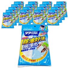妙潔 垢乾淨 除油好洗魔淨布 顏色隨機, 18包