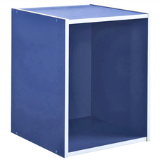 系統簡約加高一格櫃, 藍色, 1件