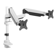cameLmounT 貼壁式 優質雙螢幕支架 CMA2V 白色 1入, 1個