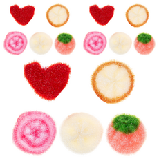 comet 雙層壓克力絲菜瓜布, 5個, 3組