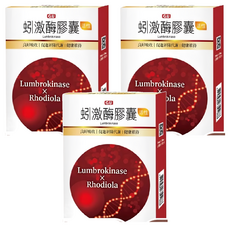 G.U 治优 蚓激酶膠囊, 30顆, 560mg, 3盒