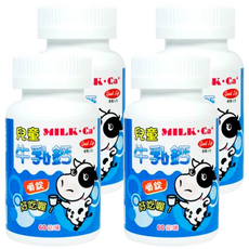 good Life 得意人生 兒童牛奶鈣嚼錠, 60顆, 4罐