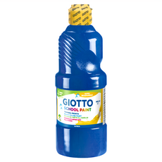 GIOTTO 可洗式兒童顏料 深藍色 500ml, 1色