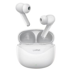 LARMi 樂米無線藍芽耳機 TYPE-C閃電快充 IPX5升級防水, LMA05, 白色